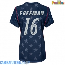 Camisa de time de futebol Estados Unidos Alex Freeman #16 Replicas 2º Equipamento Feminina Mundo 2026 Manga Curta